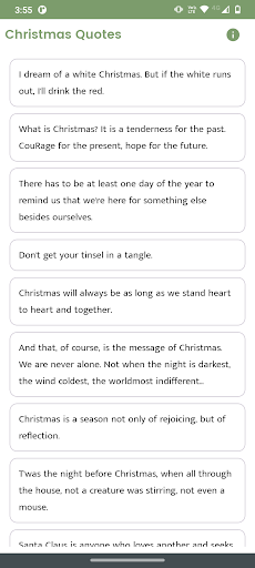 Android application Christmas Quotes and Sayings screenshort