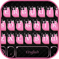 Тема для клавиатуры Pink Black