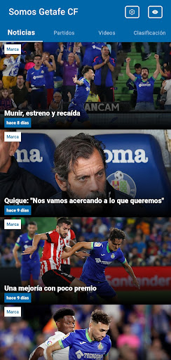 Android application Somos Getafe CF News screenshort