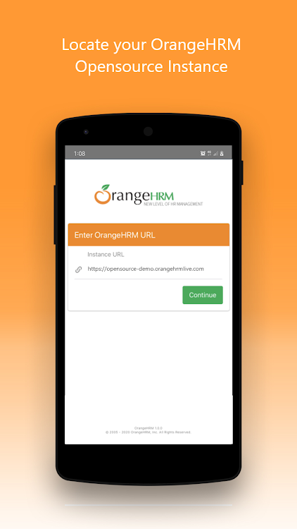 OrangeHRM Open Source - 3.0.0 - (Android)
