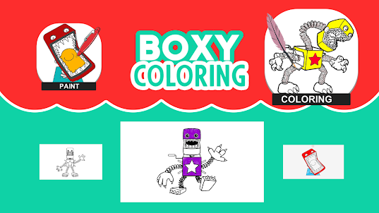 Baixar Boxy Boo Play Time Coloring para PC - LDPlayer