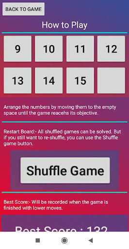 Shuffle 2D Screen 3