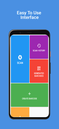 Android application Barcode Scanner & QR Generator screenshort