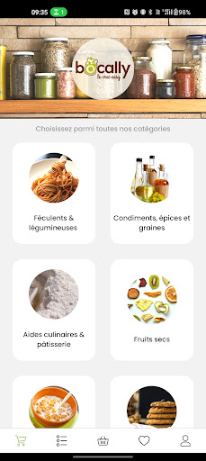 Android application bocally.be - le vrac easy screenshort
