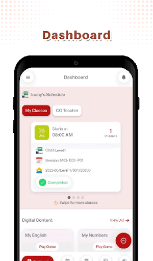 Android application Techno India Schools Teacher screenshort