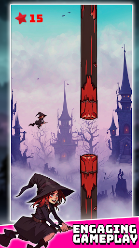 Flappy Witch Screen 3