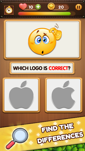 Spot the Difference Logo Quiz Screen 2