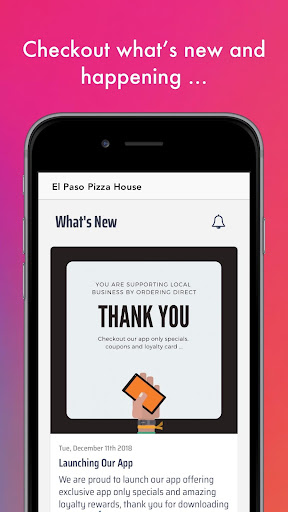Android application El Paso Pizza House screenshort