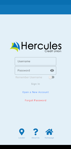 Android application Hercules Credit Union screenshort