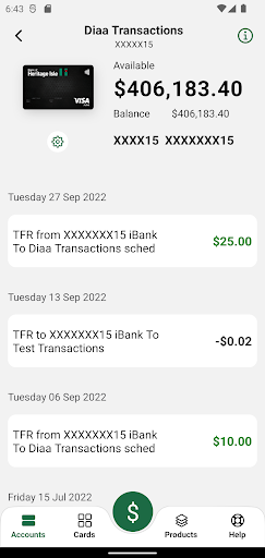 Bank of Heritage Isle App Screen 3