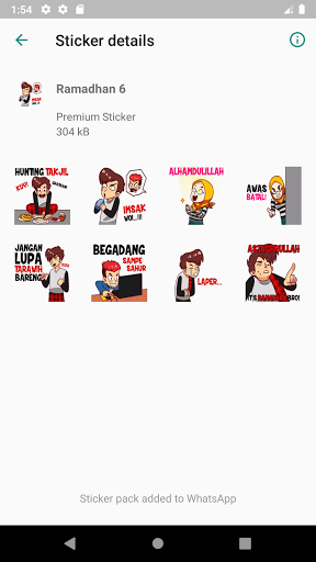Sticker Ramadhan Eid forWAStickerApps