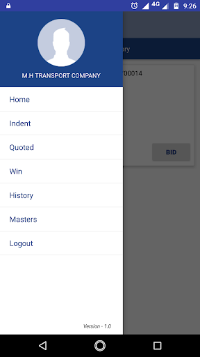 Android application Varuna Connect screenshort