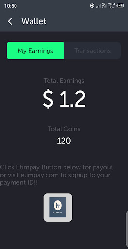 Etim Quiz and Spin Screen 3