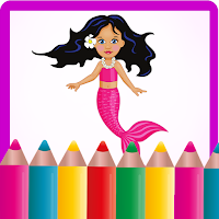 Princess Mermaid Coloring Game