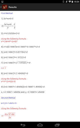 Quadratic Equation Solver