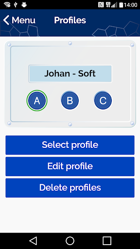 Bioservo Carbonhand App Screen 3