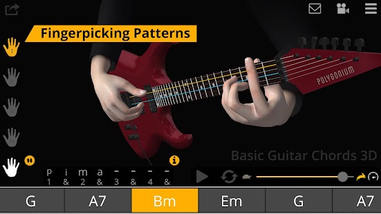 Temel Gitar Akorları 3D Screenshot