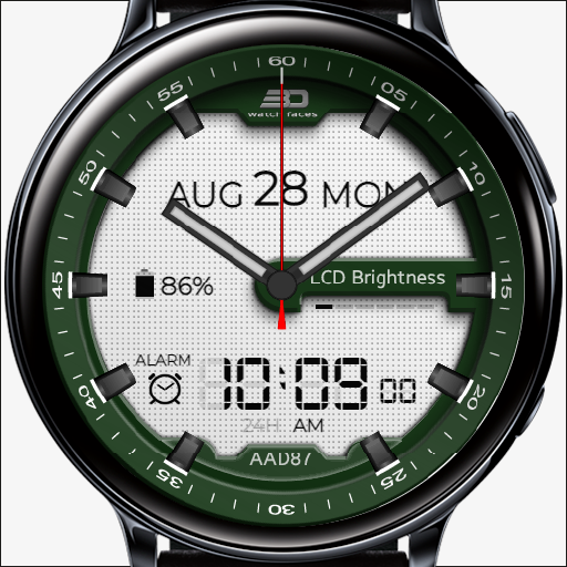 aad87l Dark Green logo