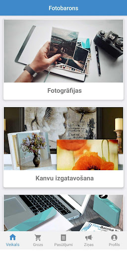 Android application Fotobarons.lv screenshort