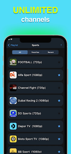 IPTV Stream Player: Live M3U Screen 2