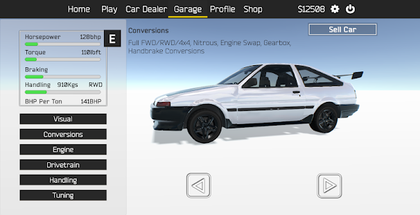 Tuner Z - Car Tuning and Racing Simulator 0.9.6.4.4 APK screenshots 1
