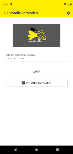 Android application Moodle BW screenshort