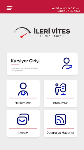 Android application İleri Vites Sürücü Kursu screenshort