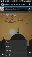 screenshot of Audio Quran Maher Al Muaiqly