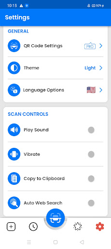 Android application QR Scanner KH Pro screenshort