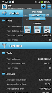 Fuel & Costs PRO