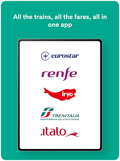 Screenshot of Trainline: Train travel Europe