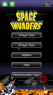 Snímek obrazovky Space Invaders