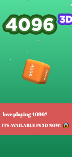 4096 3D Cubes - Puzzle Game Screen 2