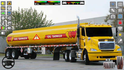 Android application Oil Tanker Game - Driving Game screenshort