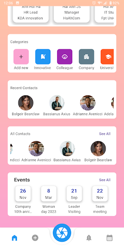 Android application NexaBiz screenshort
