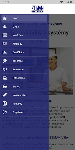 Android application ZEMAN Váhy screenshort