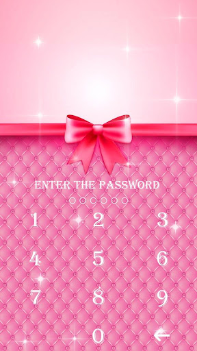 AppLock Theme Pink Diamonds Screen 2