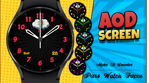 Comic Boom Analog Watch Face screenshot 31