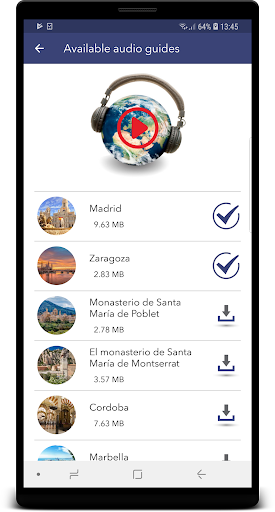 Europamundo Audio Screen 3