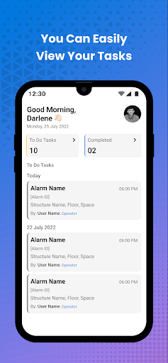 Android application ABIoT Smart Orbit screenshort