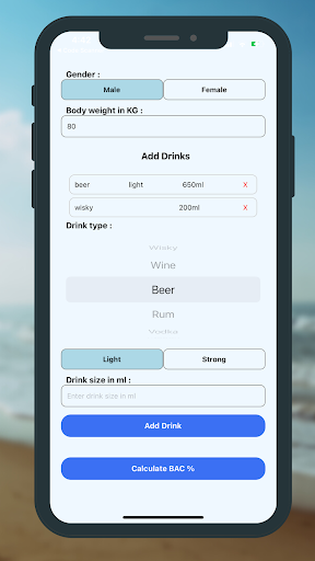 Drunk and Drive Test Screen 3
