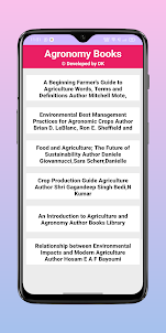 Agronomy books PDF