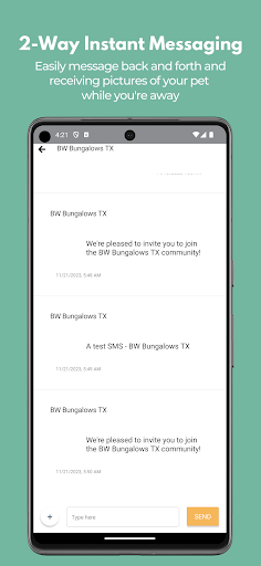 Android application BW Bungalows TX screenshort