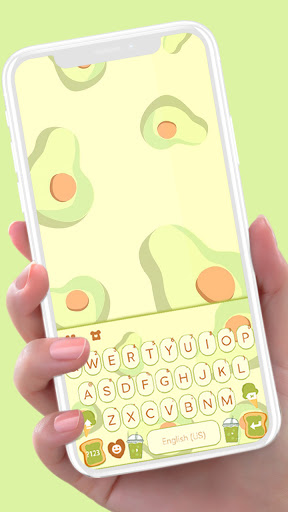 Android application Cute Avocado Theme screenshort