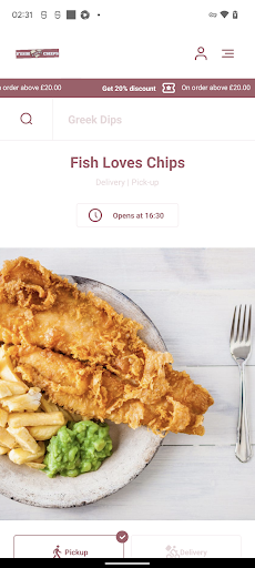 Android application Fish Loves Chips Southport screenshort
