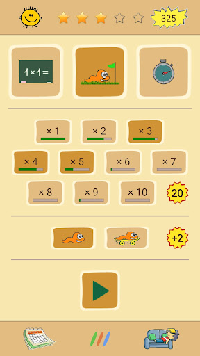 Android application Multiplication table, 1x1 screenshort