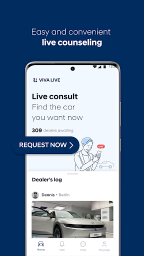 Android application VIVA Live for customer screenshort