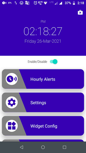 S-Clock (Smart Speaking Clock) Screen 2