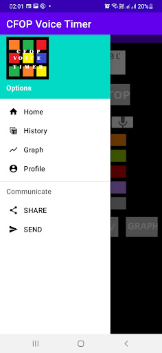 CFOP VOICE TIMER Screen 2