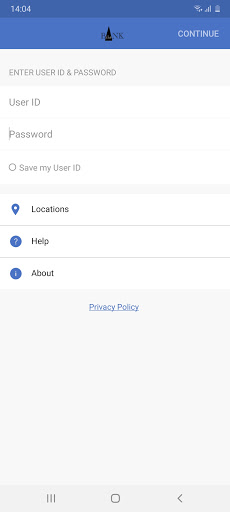 Android application The Bank Mobile screenshort